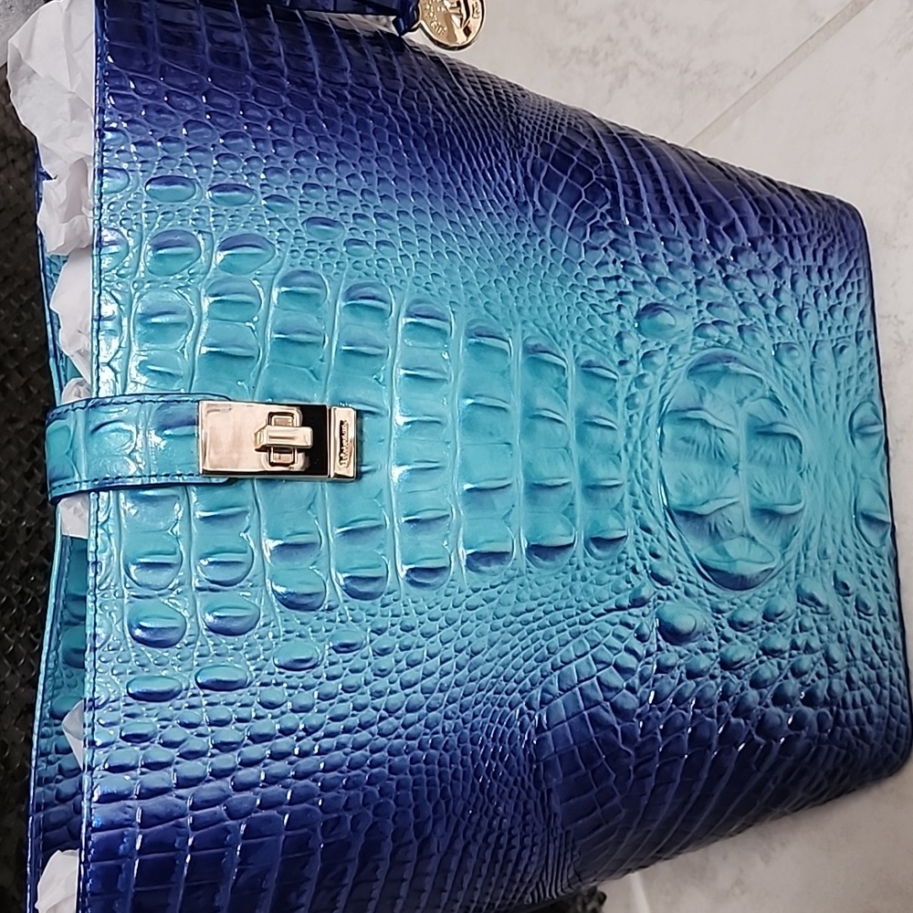 βΌοΈLAST DAY!!βΌοΈ ππ©΅ BRAHMIN Affinity Ombre Shira Bucket Bag π©΅π - Picture 2 of 10